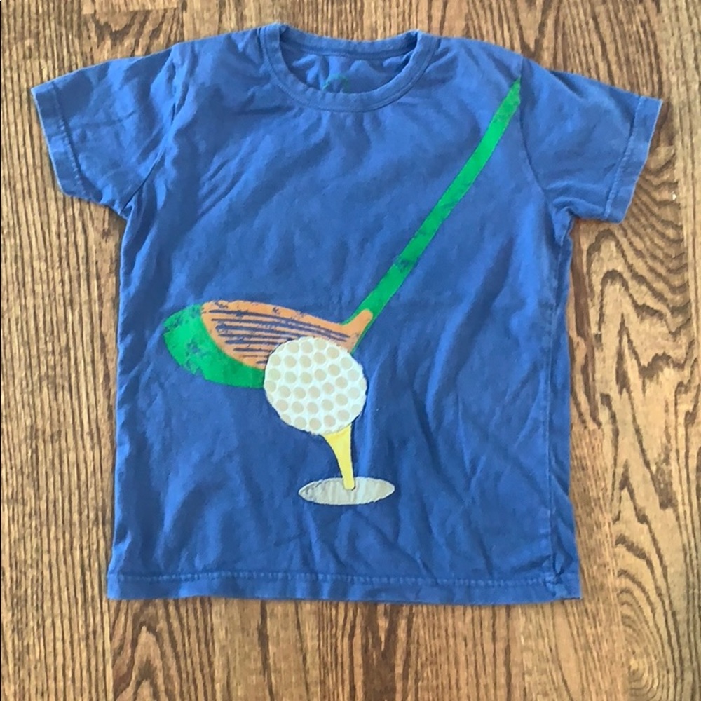 Mini Boden embroidered T-shirt golf size 7-8